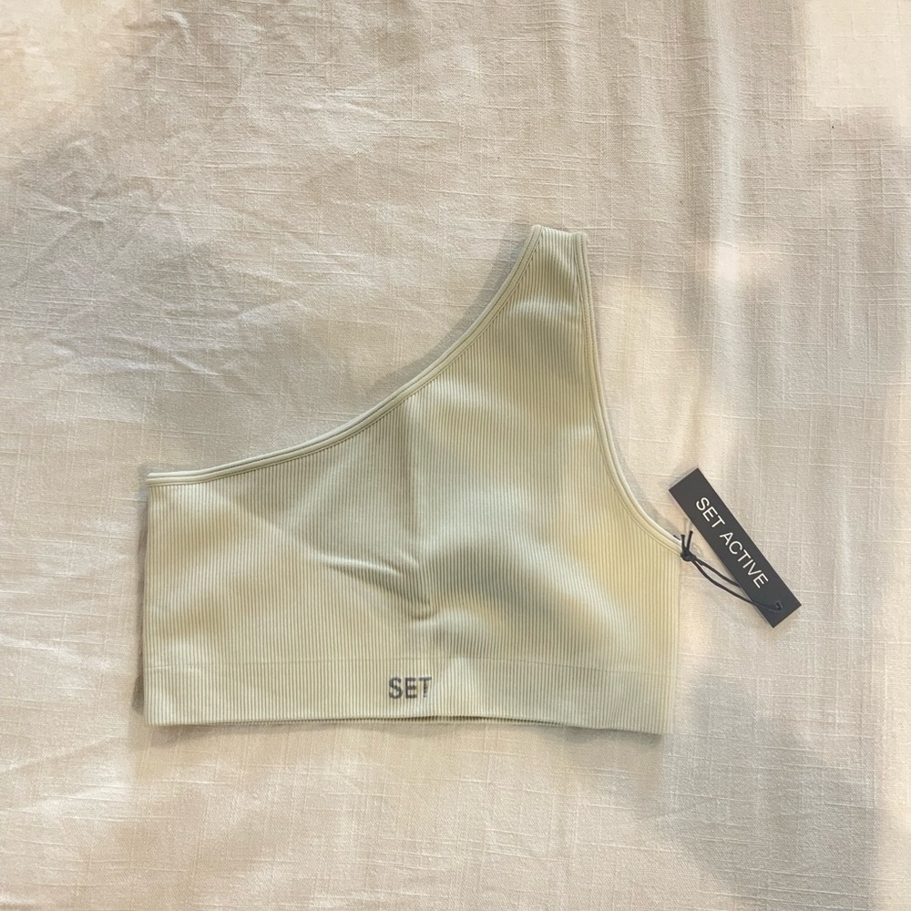 SET Active One Shoulder Sports Bra